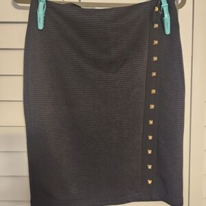 lucyparis Elegant Black Studded Skirt